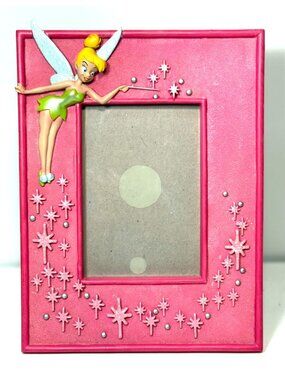 Pink Disney Tinker Bell Vintage Collectible 3D Picture Frame